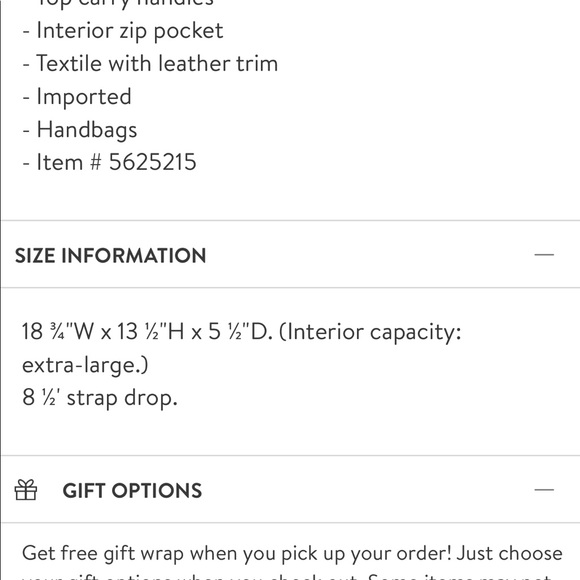 Cathy’s Concepts from Nordstrom tote. - Picture 2 of 9